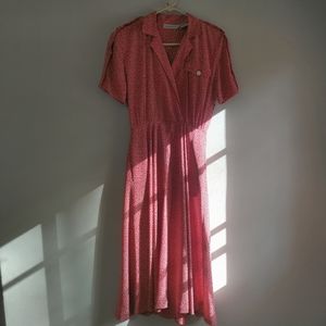Vintage Red Maxi Dress